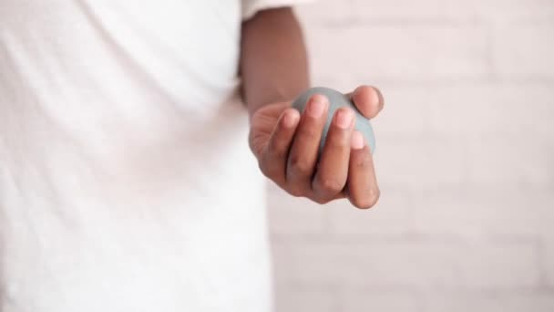 Hand och Finger stärka övningar — Stockvideo