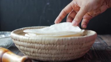 Masada ev yapımı roti chapati .,