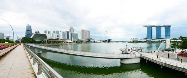 Singapore Marina Bay Zand Financiële Gebouwen — Stockfoto