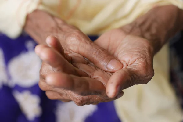 Elderly Woman Suffering Pain — Stock Photo, Image