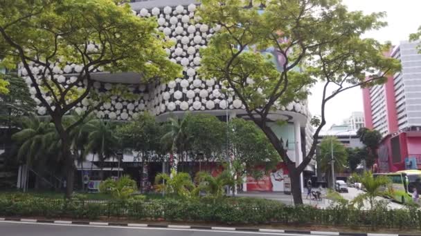 Singapore Bugis Street Junio 2022 Vista Calle Los Edificios Del — Vídeo de stock