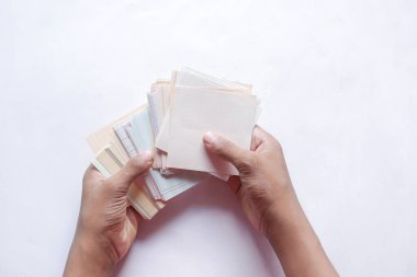  Eski el işi kağıtları. .