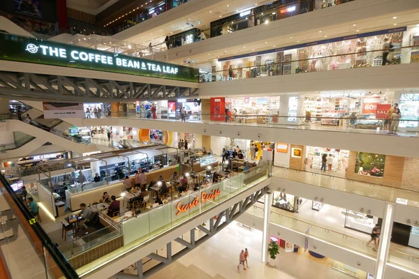 Singapore Marina Bay June 2022 Interior Plaza Singapore Shopping Mall — Stock Fotó