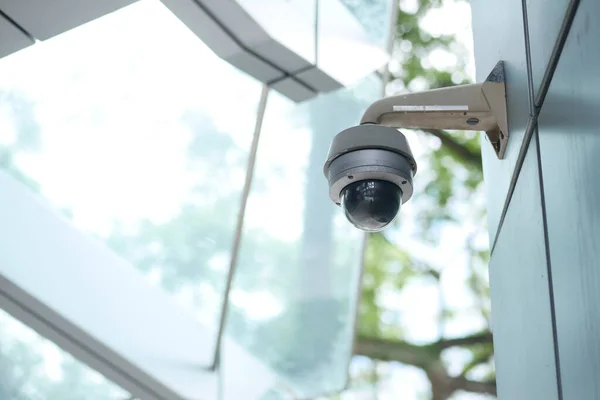 Cctv Security Camera Operating Outdoor — Foto de Stock