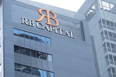 Singapore 1 june 2022. RB capital bank logo on financial building.