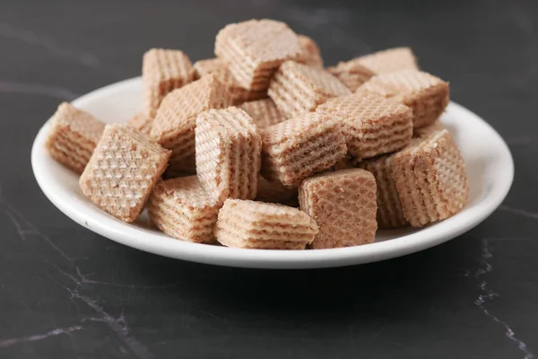 Cube Shape Wafer Biscuit Plate — Fotografia de Stock