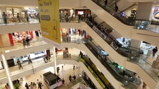Singapore Orchard Road Июня 2022 Interior Plaza Singapore Shopping Mall — стоковое видео