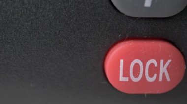 Safe dial lock close up background. High quality photo