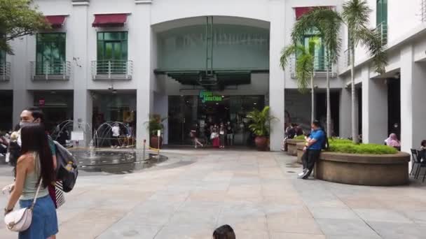Singapore Bugis Street Červen 2022 Street View Bugis Retail Mall — Stock video