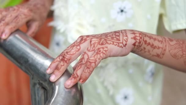 Child Girl Henna Hand — Video