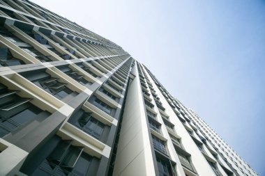 Singapore dawson 22 june 2022, low angle view of SkyVille at Dawson .