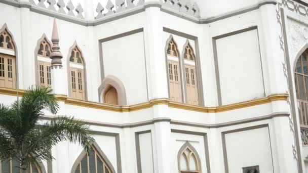 Detalhe Tiro Masjid Sultan Singapore — Vídeo de Stock