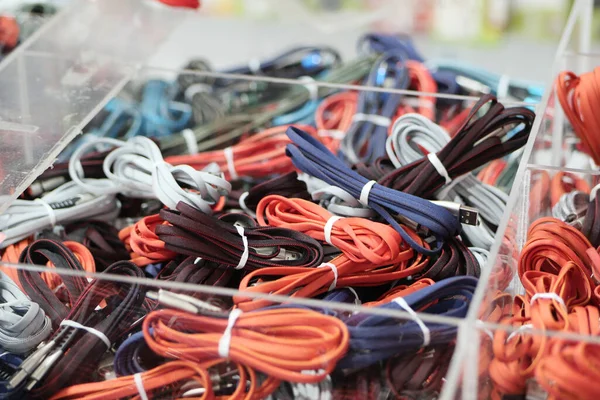 Red Blue Usb Cable Smartphone — Foto Stock