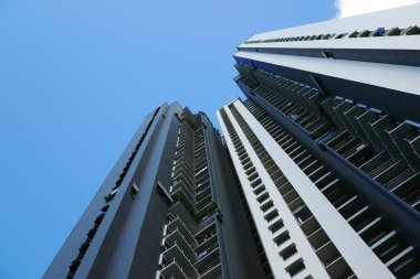 Singapore dawson 22 june 2022, low angle view of SkyVille at Dawson .