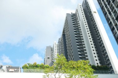 Singapore dawson 22 june 2022, low angle view of SkyVille at Dawson .