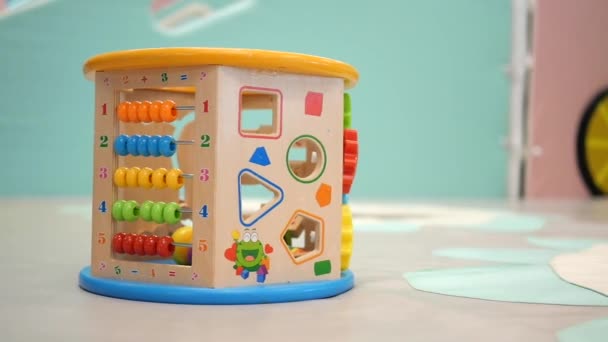 Geometrické Tvary Pro Hry Děti Učení — Stock video