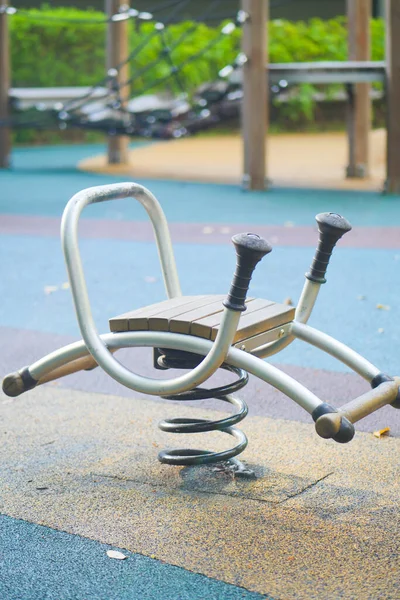 Appareils Fitness Extérieurs Dans Parc Singapore — Photo