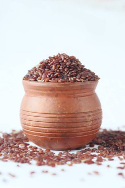 Masada kırmızı pirinç, haradighi pilavı. .