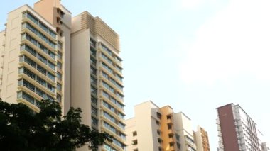 Singapore dawson 22 june 2022, low angle view of SkyVille at Dawson .