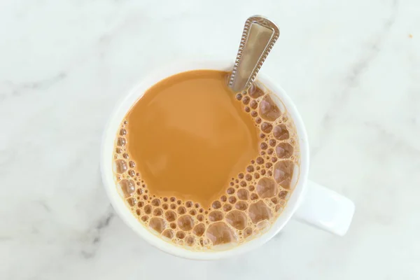 Close Cup Milk Tea Table — Photo