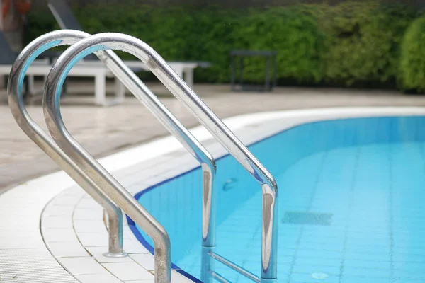 Empty Swimming Pool Poll Stair — Stock Photo, Image