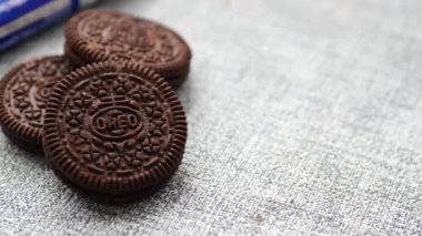 dhaka bangladeş 23 Mayıs 2021 oreo çikolatalı bisküvi .