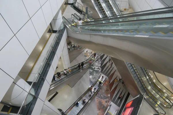 Singapore Marina Bay June 2022 Interior Plaza Singapore Shopping Mall — Stock Fotó