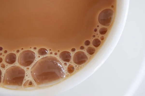 Close Cup Milk Tea Table — Stock fotografie