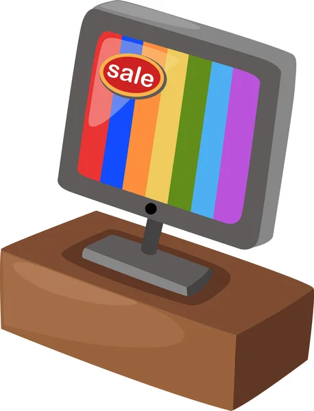 Sprzedam telewizor — Wektor stockowy