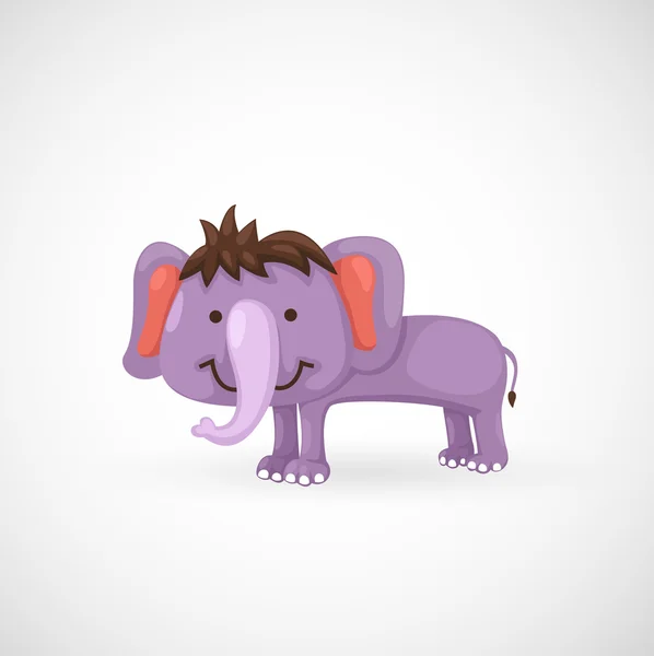 Kézzel rajzolt elefánt — Stock Vector