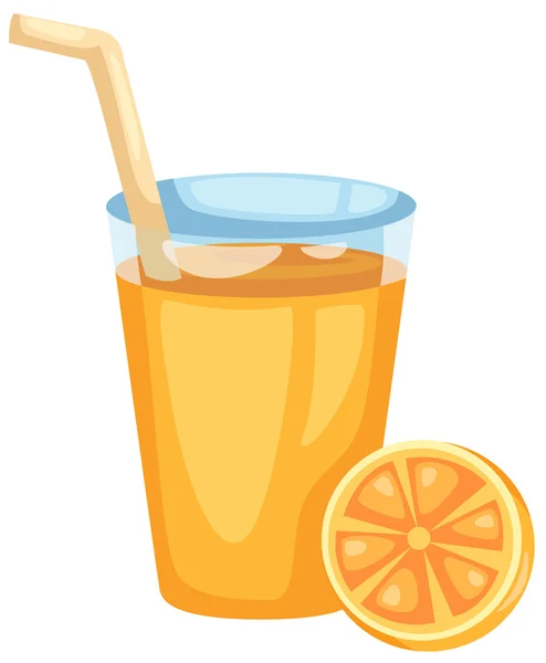 オレンジジュース — ストックベクタ
