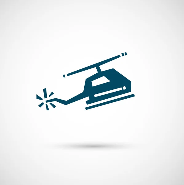 Icono del helicóptero — Vector de stock