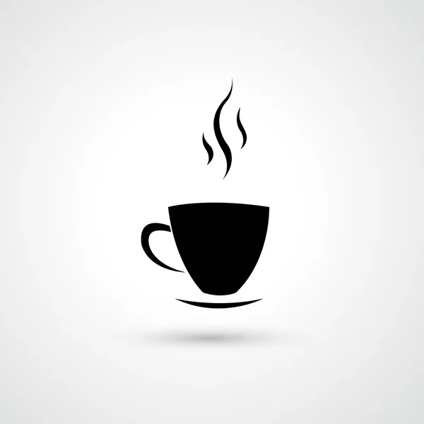 Bir fincan kahve. — Stok Vektör