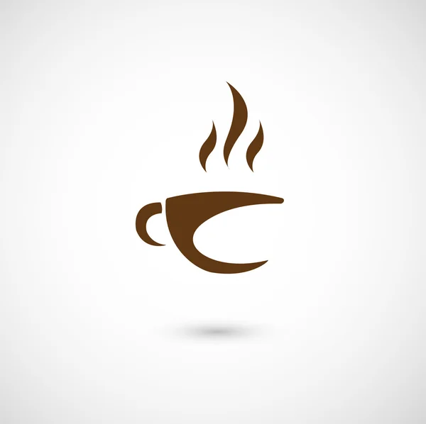 Kopje koffie pictogram — Stockvector