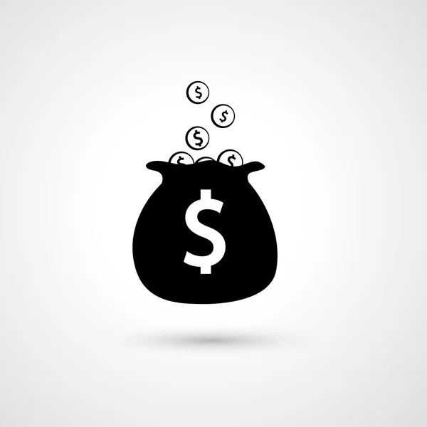 Sac à monnaie — Image vectorielle