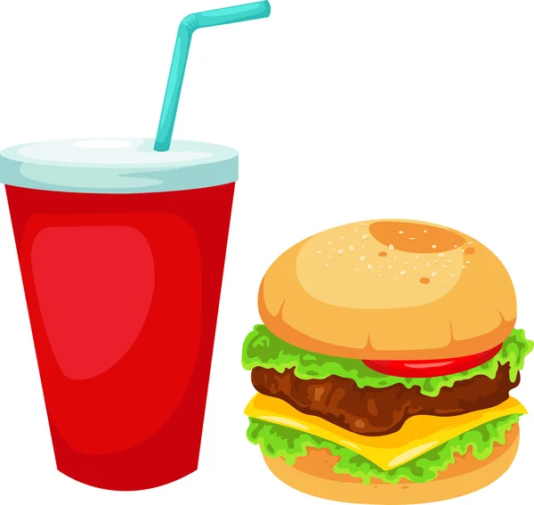 Hamburger set — Stockvector