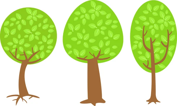 Tree Landscape — Stock Vector