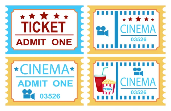 Билет в кино — стоковый вектор
