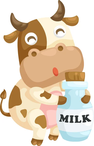 Kráva ilustrace — Stockový vektor