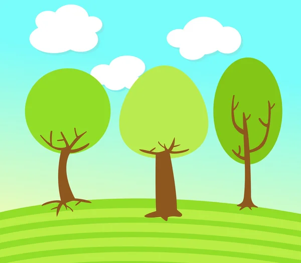 Tree Landscape — Stockvector