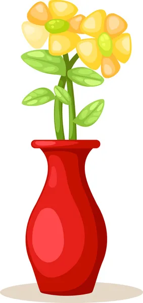 Flower in vase — Stock Vector