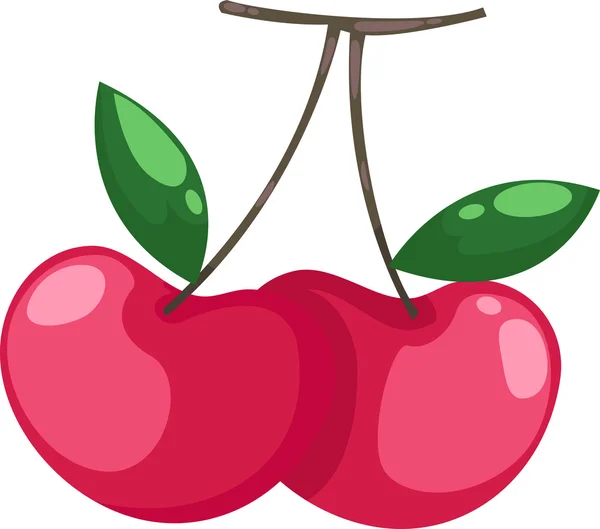 Illustration Cherry — Stock Vector