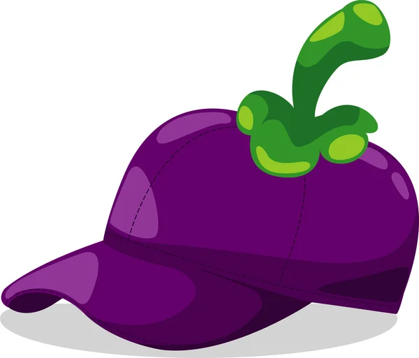 Sombrero Mangosteen fiesta de fantasía — Vector de stock