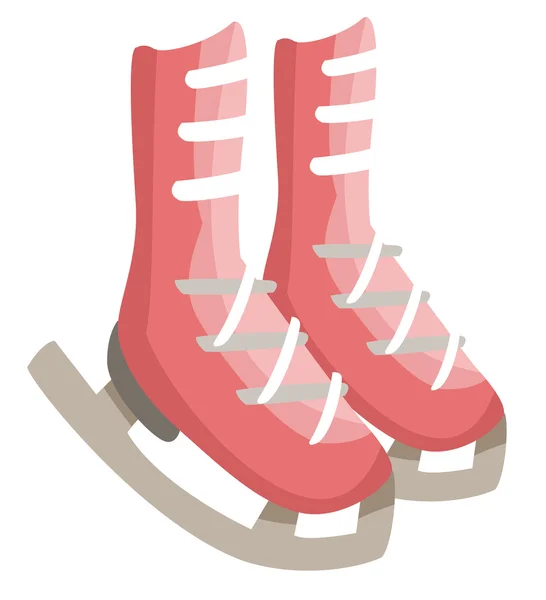 Figuur schaatsen schoenen — Stockvector