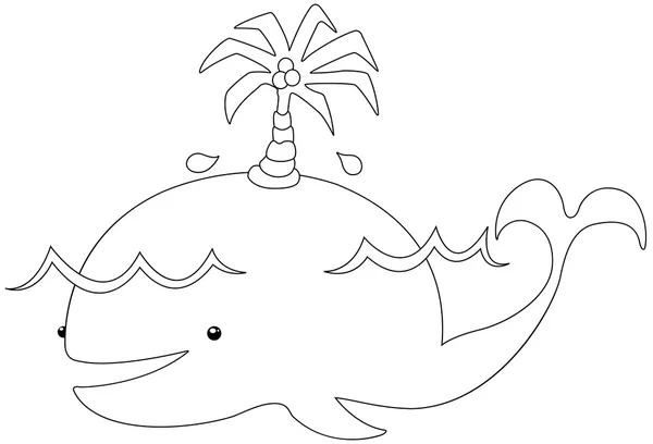 Ballena — Vector de stock