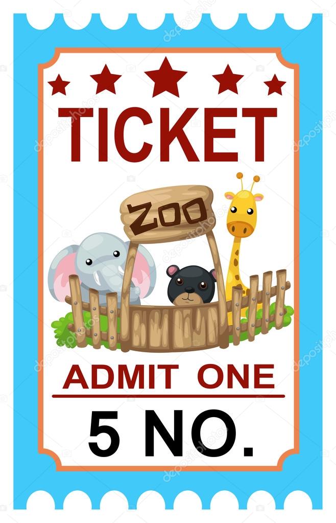 Ticket  to zoo
