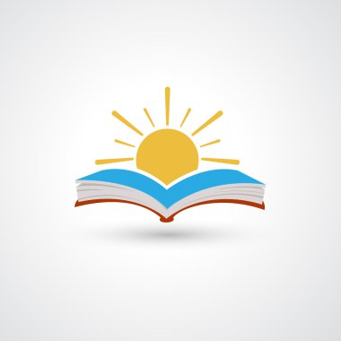 günbatımı açık kitap