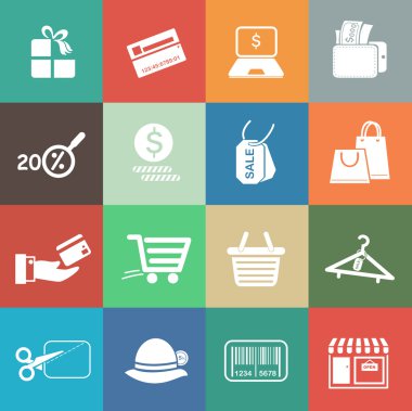 alışveriş simgeleri