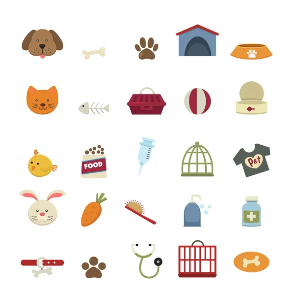 Iconos para perros — Vector de stock