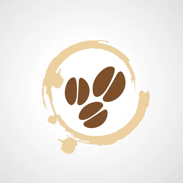 Значок плями чашки кави — стоковий вектор